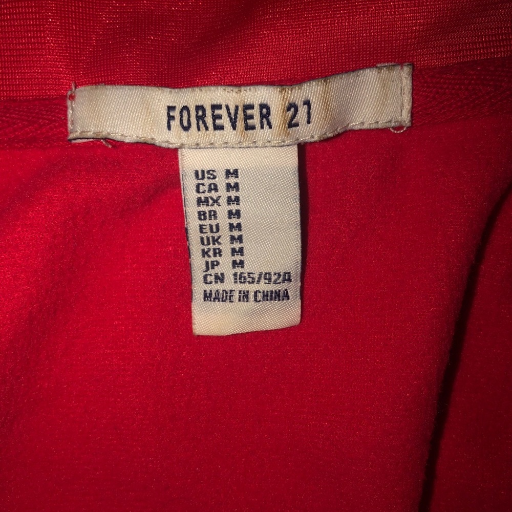 Red Track Jacket - Picture 7 of 7